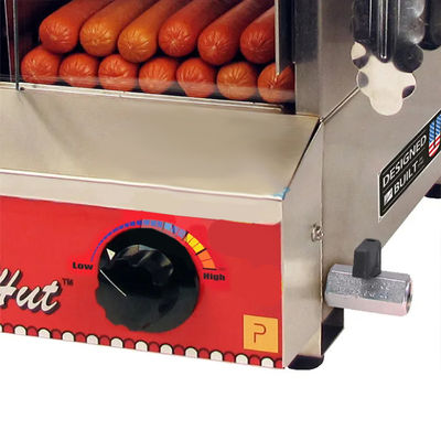 International Model Hot Dog Steamer Bun Heater Commercial Roller Vending Machine 1kw