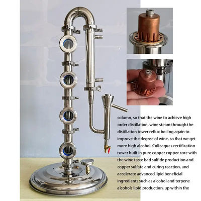 Stainless Steel Electric Alcohol Distiller 15L 25L 33L 50L 70L