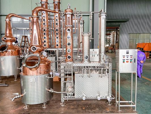 200l Spirit Distillery Equipment Whiskey Gin Beverage Distillery Moonshine