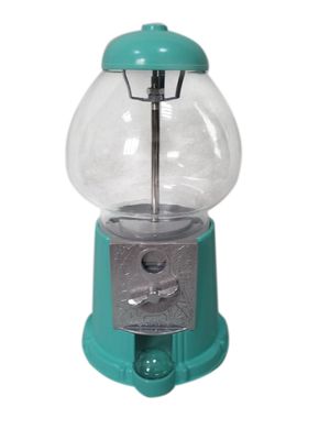 2kg Capacity Glass Bubble Gum Machine Aluminum Alloy