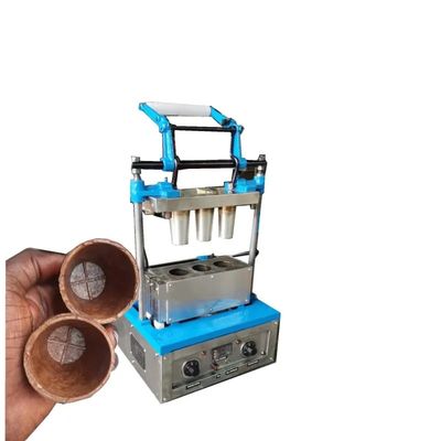 2.4 KW Form Cups Edible Biscuit Tea Coffee Cup Manufacturing Machine Easy To Operate