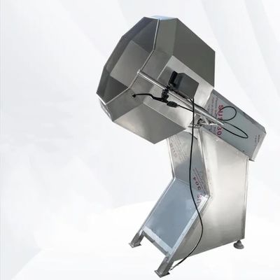 Snack Coated Peanut Drum Type Frying Food Flavor Coating Mix And Seasoning Machine For Chip