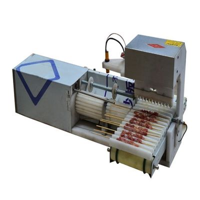 220v Meat Stringing Machine for 35 KG Chicken Meat Satay Kebab Skewers Voltage 220v