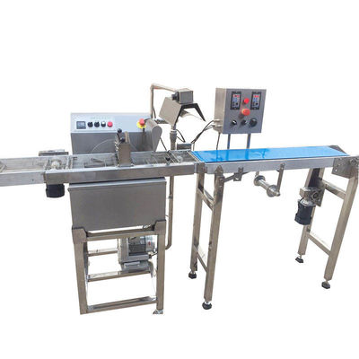 Automatic Enrober Chocolate Machine Small Chocolate Enrobing Line Machine Tempering Machine