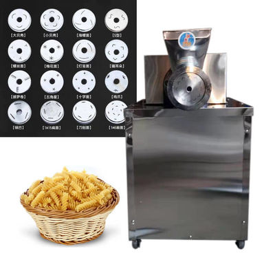 Using different molds to make pasta hollow noodle molding machine