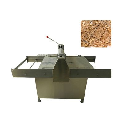 Industrial Sesame Snap Making Cereal Bar Chikki Museli Bar Moulding and Cutter Peanut Candy Cutting Machine