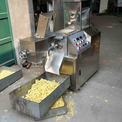 Popular mold custom corn chips puffed rings pop snack extruder machine