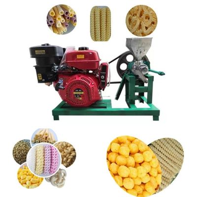 4kw macchina automatica per gonfiare il mais spuntini di mais estrussione macchina di produzione gonfiabili di cereali spuntini estrussione