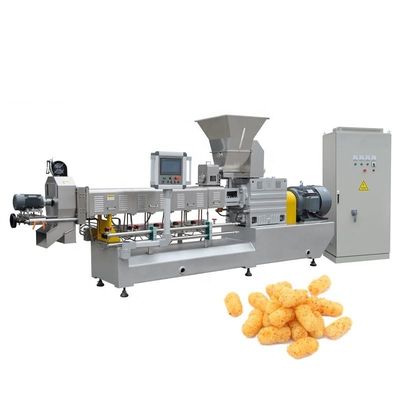 Hot Sale Puffed Food Extruder Inflating Corn Snack Making Machine 3 Phase