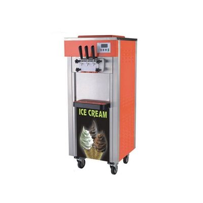 Snack Shop Soft Serve Cheap Electric 3 Flavor Automatic Soft Ice Cream Machine High Quality