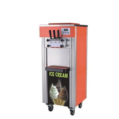 Snack Shop Soft Serve Cheap Electric 3 Flavor Automatic Soft Ice Cream Machine High Quality