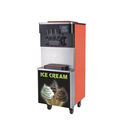 Snack Shop Soft Serve Cheap Electric 3 Flavor Automatic Soft Ice Cream Machine High Quality
