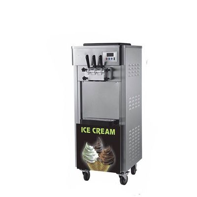 Snack Shop Soft Serve Cheap Electric 3 Flavor Automatic Soft Ice Cream Machine High Quality