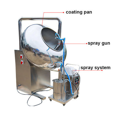 Peanut Snack Food Coating Mixing Flavoring Seasoning Machine