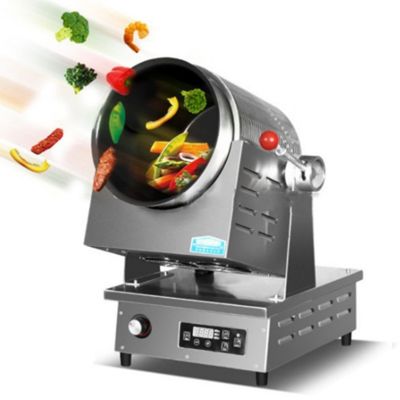 Fast Food Restaurant Multi Drum Fully Automatic Cooking Robot