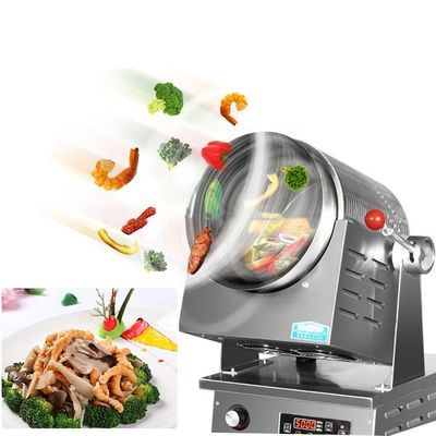 Fast Food Restaurant Multi Drum Fully Automatic Cooking Robot