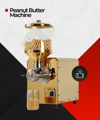 Gold Color Nuts Butter Making Machine Organic Peanut Hazelnut Almond Pistachio Grinding Mill Food Processing Machinery