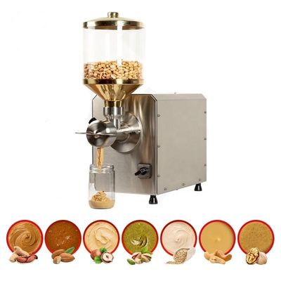 Gold Color Nuts Butter Making Machine Organic Peanut Hazelnut Almond Pistachio Grinding Mill Food Processing Machinery