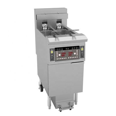 Electric chicken fryer machine commercial Fast Food Pressure Potato Chips Snacks Double Tank
