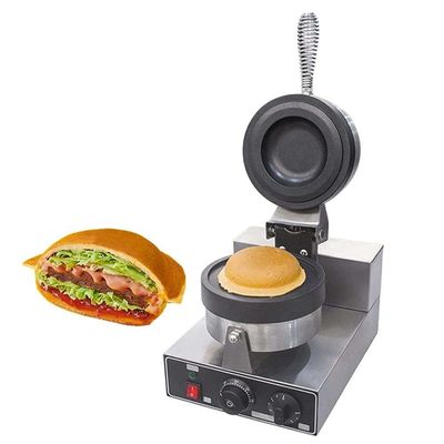 Commercial Stainless Steel Ufo Burger Maker Machine Nonstick Coated Street Snack Machines