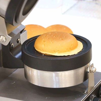 Commercial Stainless Steel Ufo Burger Maker Machine Nonstick Coated Street Snack Machines