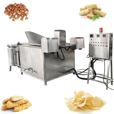 Industrial Automatic Electric Gas Potato Chips French Fries Make Oil Filter Deep Fryer Chips Frying Machine