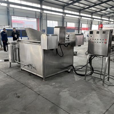 Industrial Automatic Electric Gas Potato Chips French Fries Make Oil Filter Deep Fryer Chips Frying Machine