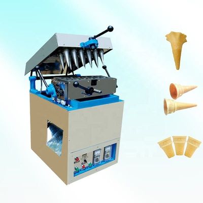 Industrial Electric Ice Cream Cone Maker Automatic Waffle Cup And Cone Filling Making Machine With Ice Cream Cone Machine