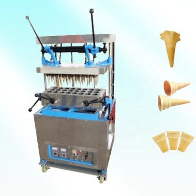 Industrial Electric Ice Cream Cone Maker Automatic Waffle Cup And Cone Filling Making Machine With Ice Cream Cone Machine