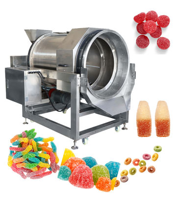 SUS Industrial Jelly Gummy Candy Surface Polishing Machine