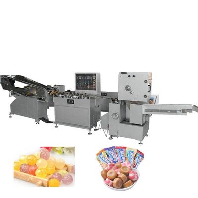 Stainless Steel Fully Automatic Hard Candy Making Machine / Equipment Servo Motor