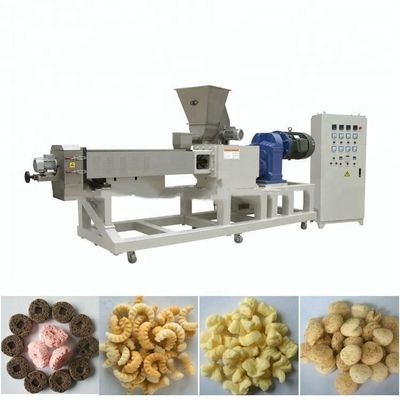 Rice Based Puffed Snack Food Extruder Processing Machine 220V 50HZ