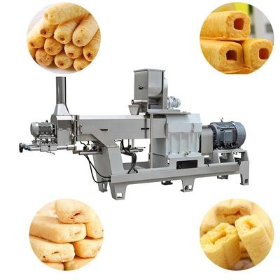 380V/220V Puffed Extruding Filling Core Filler Snack Food Making Machine High Productivity