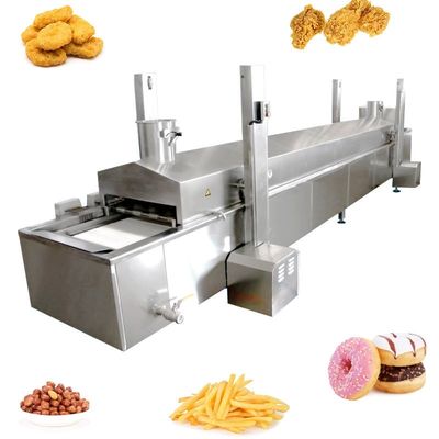 High Productivity Snack Food Machinery With PLC Control System And Stainless Steel Material