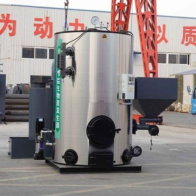 Vertical 100 To 1500kg Wood Biomass Straw Steam Boiler
