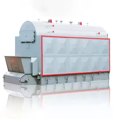 Industrial Dzl Automatic Chain Grate Steam Boiler Horizontal Fire Tube Design Firewood Biomass Wood Coal Heat