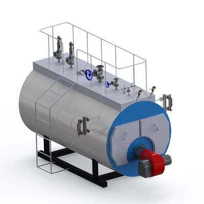 Horizontal Type Fire Tube Industrial Oil / Natural Gas Fired Wns Steam Boiler